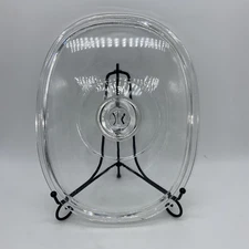 PYREX DC 1 1/2 C Oval REPLACEMENT Glass Lid Corning Ware 33 Casserole LID ONLY
