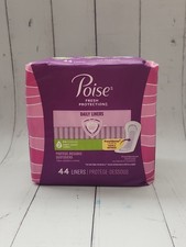 Poise Incontinence Pads, 2 Drop Light Absorbency, Regular Length, 44 Liners