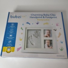 Bubzi Charming Baby Clay Handprint  Footprint Keepsake No Mixing or Baking Req.