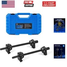 2pc Macpherson Strut Spring Compressor Tool Set with 10.5" Range, Heavy Duty ...