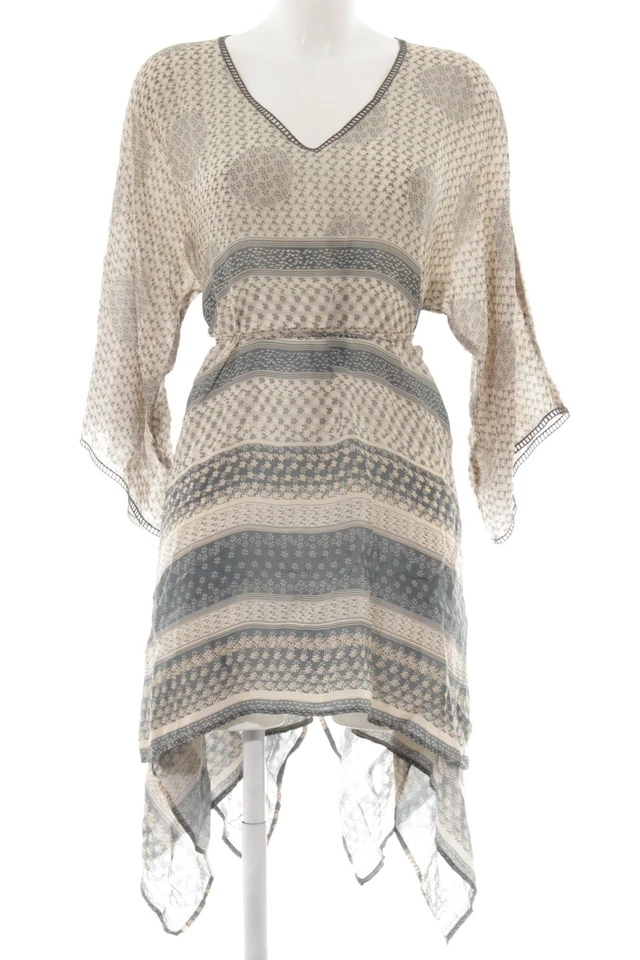 JOHNNY WAS Tunique de plage Dames Top T EU 40 beige-gris style mode des rues - Photo 1/4