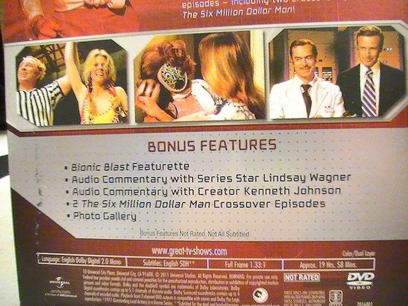 The Bionic Woman 1977 Season 2 5 DVD 2011 Lindsay Wagner Lee Majors Cyborg Jaime - Image 4 of 4