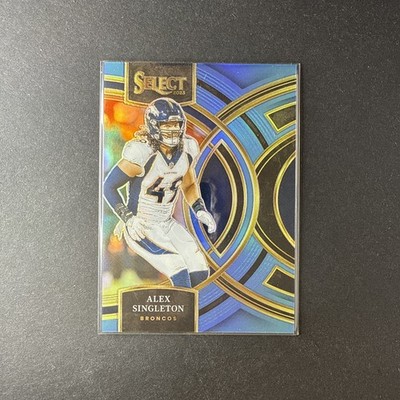 2023 Select Prizm Light Blue #144 Alex Singleton /99 - Denver Broncos