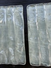 Interstyle Glass Wall Tile Wavy Sea Glass Design Irregular Edges 156 Total Tiles