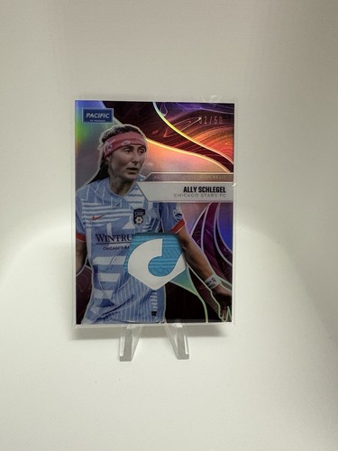 2025 Parkside NWSL Pacific Purple Game Used Jersey Ally Schlegel 32/50 LogoPatch