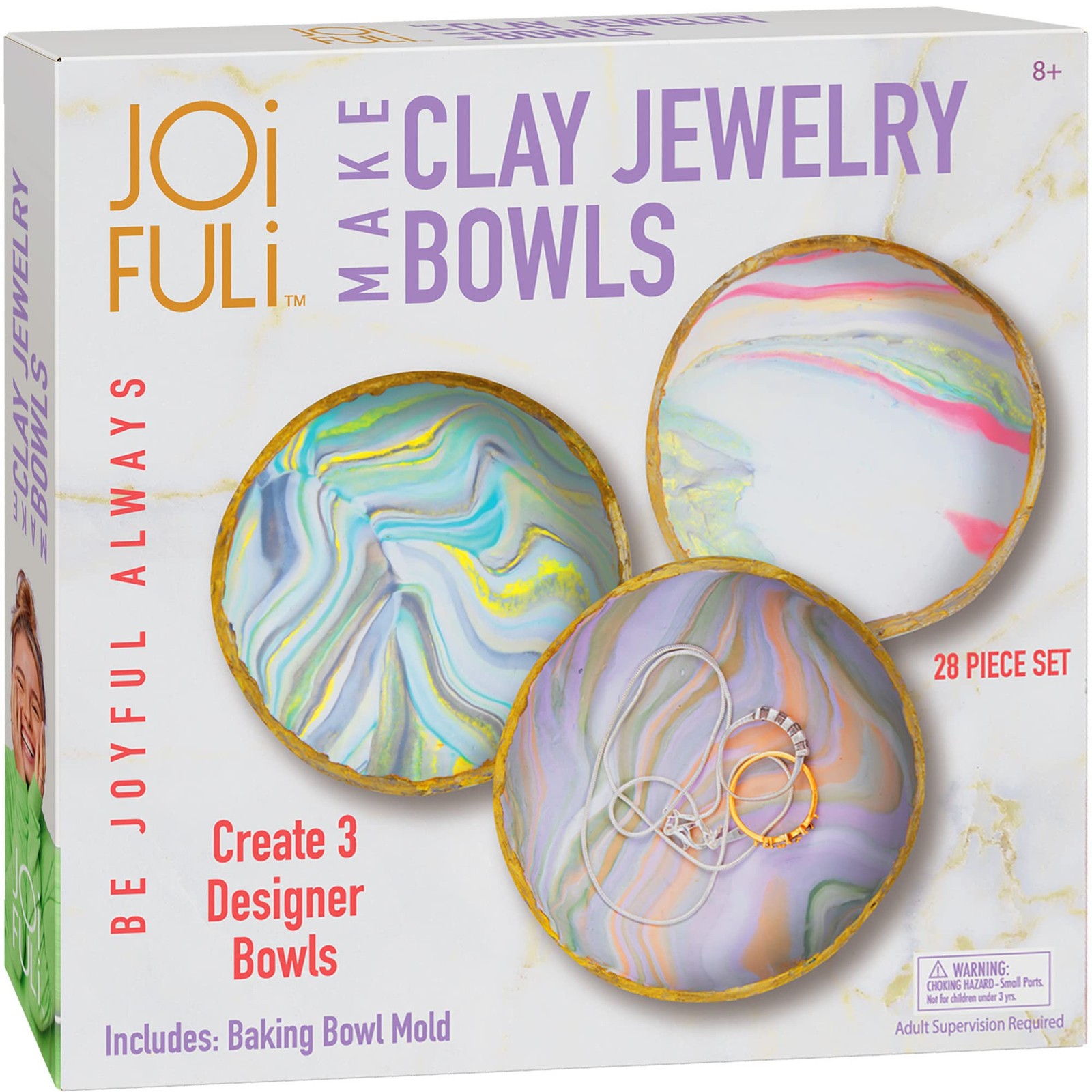 DIY Clay Jewelry Bowls Craft Kit for Girls Ages 8-12 - Arts & Crafts
