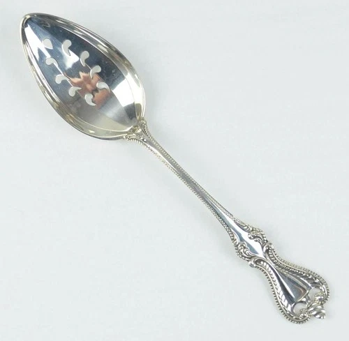 TOWLE OLD COLONIAL STERLING PIERCED TABLESPOON SERVING SPOON - 8 1/2" - 67.8 G