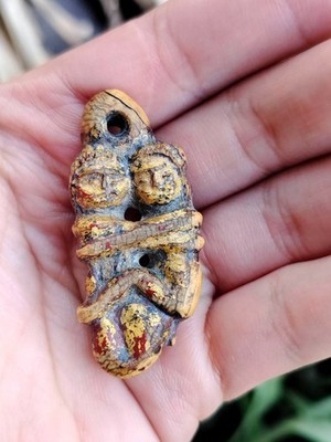 Lanna In Koo Amulett Paar Thai Buddha Magie Charm Metta Barmherzigkeit Liebe ...