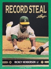 1991 Leaf Gold Rookies Rickey Henderson #BC26 -Super Sharp- 10+ Items Ship FREE!