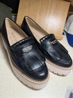 Kate Spade New York Women's Leather Loafers 7 Black Slip-On Lug Platform — photo 3