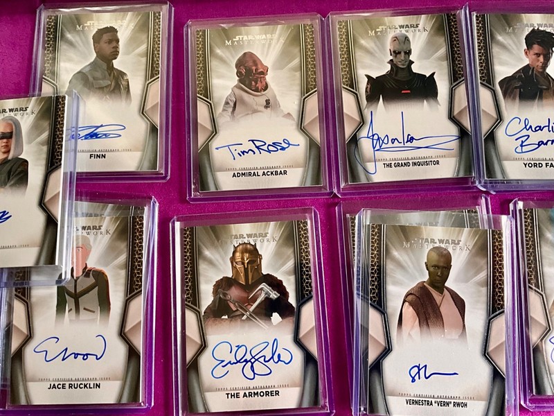 2025 Topps Star Wars Masterwork Auto PYC Pick Your Card Autograph