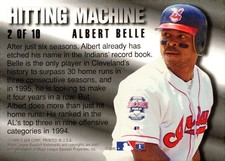 1995 Fleer Ultra - Hitting Machine #2/10   Albert Belle
