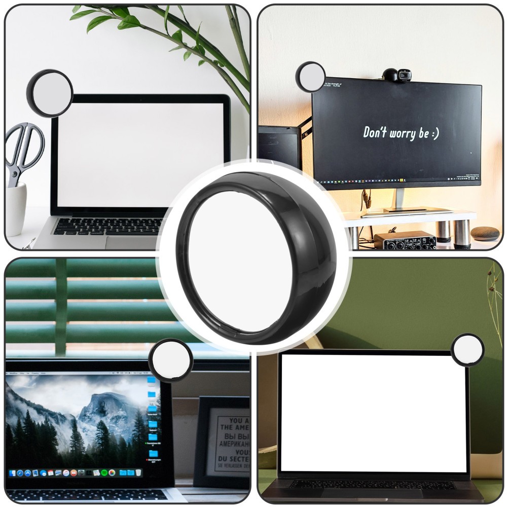 1pc Computer Rear-View Mirror Magnifying Mirror for Personal Safety or Security
