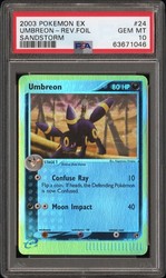 Umbreon 24/100 EX Sandstorm Reverse Holo