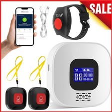 WIFI Wireless Remote Alarm Call/SOS/Emergency Button For Elderly Caregiver NEW