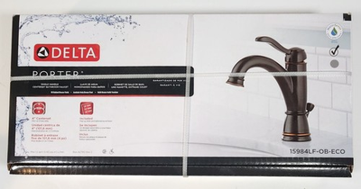 #ad Delta Porter Oil Rubbed Bronze Contemporary Bathroom Faucet 15984LF OB ECO $109.99