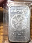 Provident Metals Silver Bar 5 Troy Oz. .999 Fine Silver