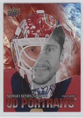 2025-26 Upper Deck Series 2 UD Portraits Red 160/199 Sergei Bobrovsky #P-53 1ee0