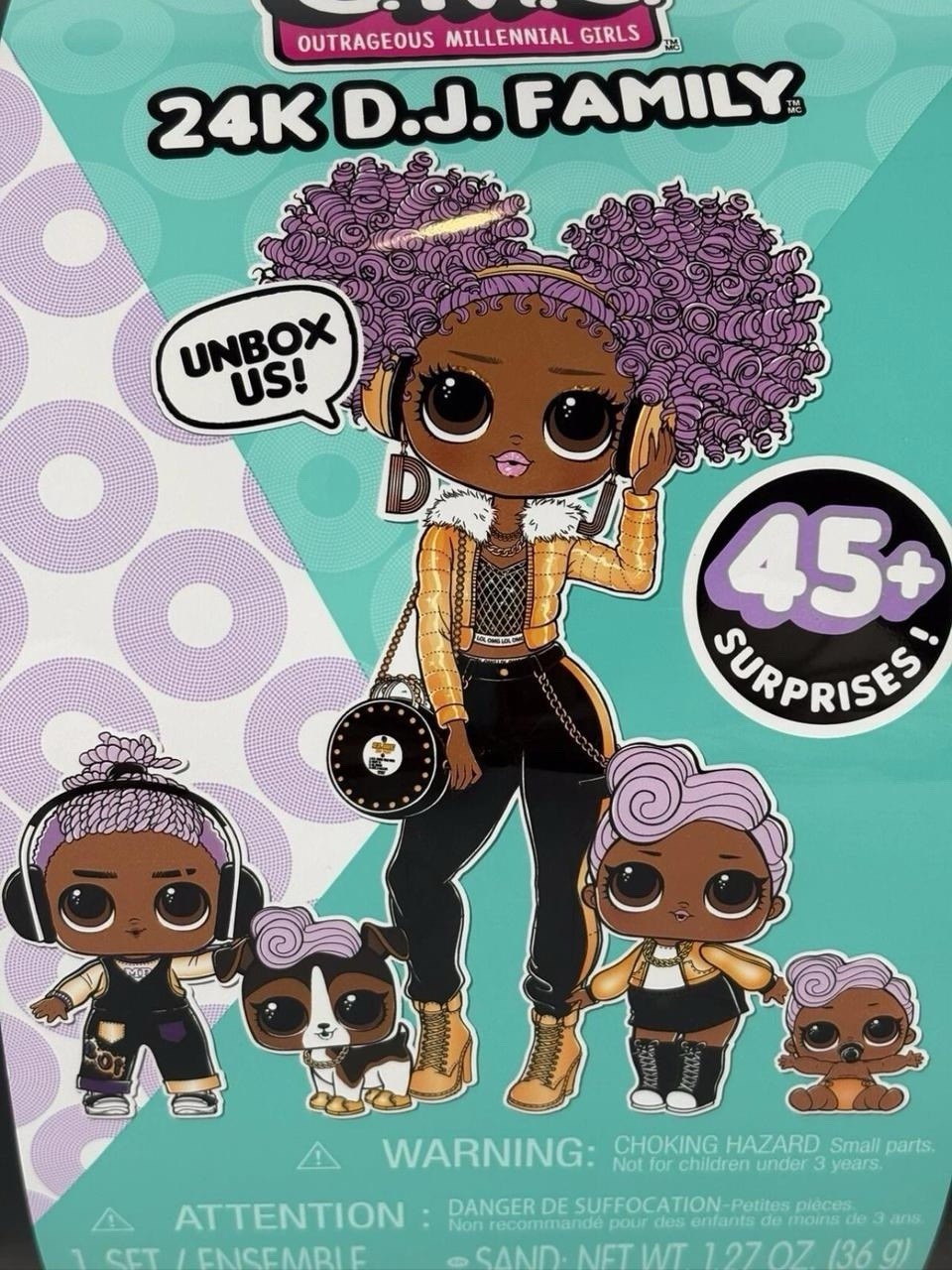 LOL Surprise OMG Limited Edition 24K DJ Family Fashion Doll With 45+ Surprises