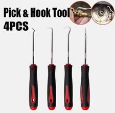 4 Pcs Pick and Hook Set Car Auto Oil Seal/O-Ring Seal Gasket Pick Puller Remover