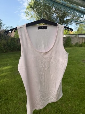 In Linea Firenze Top 38 Rosa Tank Shirt Basic Kleidung Fashion Damen Herren