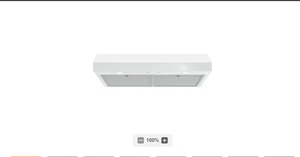 Broan 30-Inch Sous le capot du Cabinet, ENERGY STAR, 350 Max Souris CFM, blanc