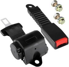 Retractable 61 Dot Seatbelts Universal 2 Point Adjustable Seat Belts 1 Set