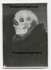 G2030 Foto 50er Jahre Totenkopf Okkultist Mystiker Geisterbild Magie