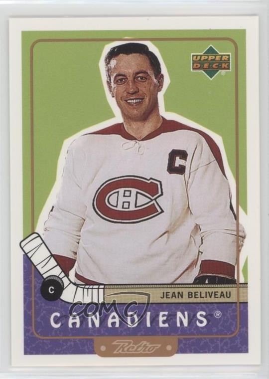 1999-00 Upper Deck Retro Jean Beliveau #85 HOF 0a4