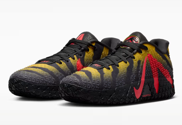 Jurassic Park x Nike Ja 3 Raptor IU7239-001 Anthracite Yellow
