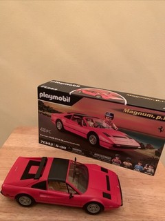 PLAYMOBIL Ferrari 308 GTS Magnum P.I Toy Figure Playset with 3 Characters