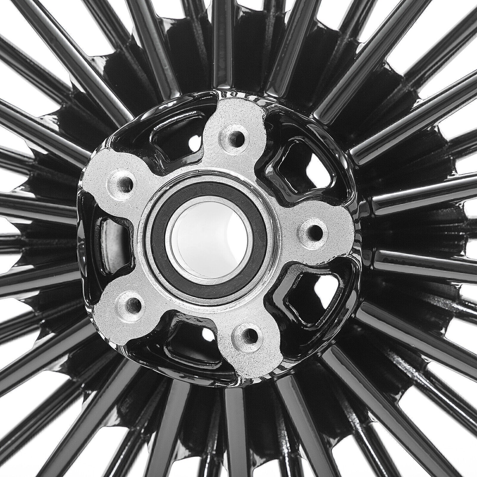 18x3.5 Fat Spoke Wheel Front Rim Dual Disc for Harley Touring Road King 00-07