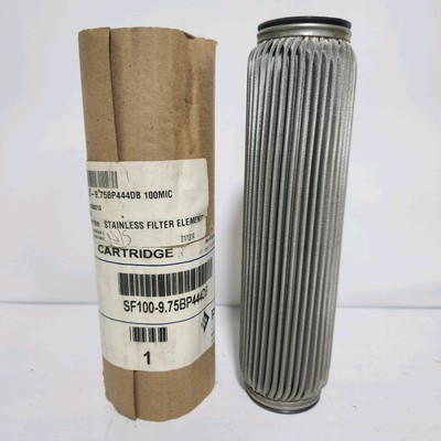 Pentair SF100-9.75BP444DB 100 Micron Stainless Steel Filter Element 9.75''