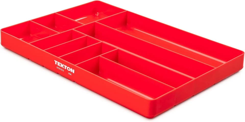 TEKTON Bandeja Organizadora de 10 Compartimentos (Rojo) | OTD11210 | 10 Compartimentos, Rojo Foto 2 de 4