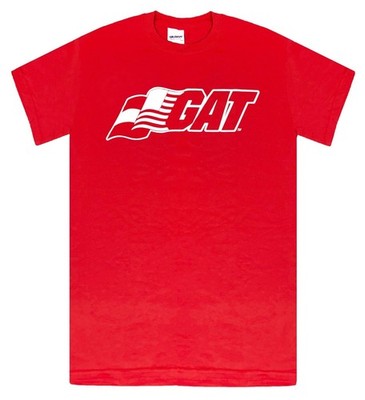GAT Sport T-Shirt Red Men's Small Size GAT Nitraflex PMP Jetfuel Jetmass