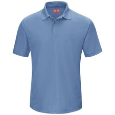 Red Kap Men's Short Sleeve Performance Knit Gripper-Front Polo