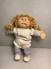 Vtg 1986 Coleco Cabbage Patch Kids Girl Doll, Wheat Hair, Blue Eyes, Glasses