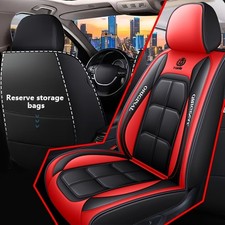 2pcs Universal Pu Leather Car Seat Covers Breathable Durable Front For Suv Vans