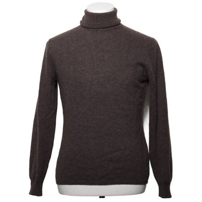 Repeat Cashmere, Rollkragenpullover, Größe: 44, Braun, Kaschmir, Einfarbig #bUP