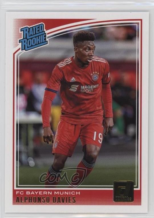 2018-19 Panini Donruss Rated Rookie Alphonso Davies #176 Rookie RC