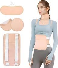 Castor Oil Pack Wrap Organic Cotton, 4pcs Adjustable Reusable Castor Oil Patches