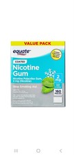 Equate Nicotine Gum 2mg Mint 160ct, Generic Nicorette  Smoking Cessation Ex 6/27