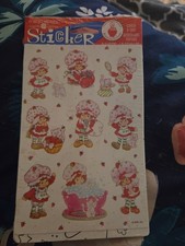 Vintage American Greetings Strawberry Shortcake Scratch N Sniff Stickers  NIP