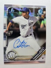 2019 Bowman Chrome Refractor Quintin Torres-Costa 1st Auto SP /499 AA19