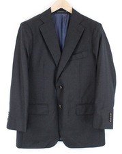 SUITSUPPLY Lazio Men Blazer UK44S Pure Wool Super 110's Grey Slim Cut Lined