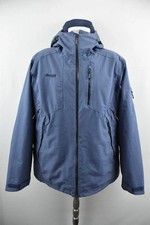 BERGANS OF NORWAY giacca termica Haglebu con cappuccio donna grigio blu XL come nuova