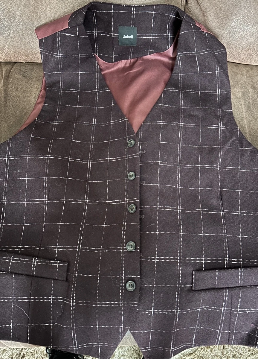 Dobel Mens 3-Piece Suit Size Large Reg Fit Chest 42"/ Trousers W36"x L33" VGC