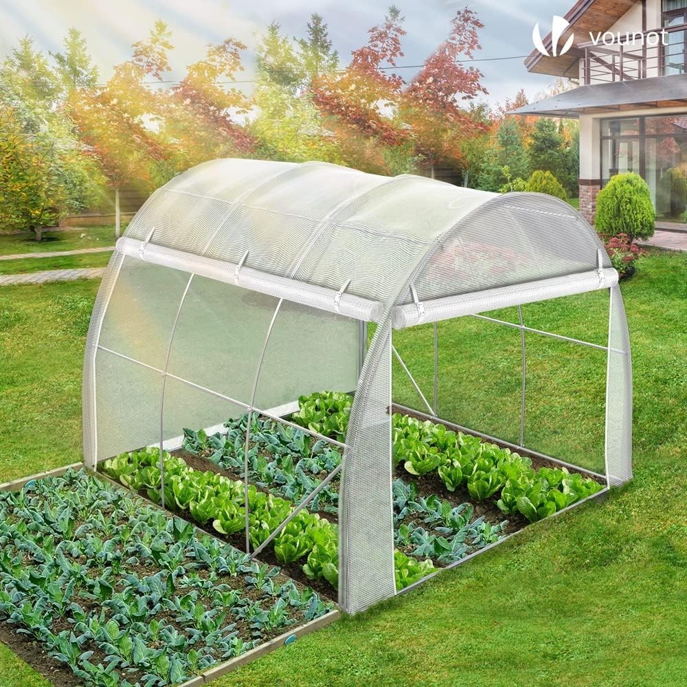 Serre tunnel de jardin 6m2 Vounot pour éviter le mildiou - 4