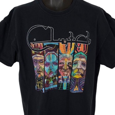 Vintage band Clutch T Shirt Black Alternative Metal Band SA249 FREE SHIPPING