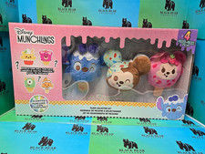 NEW Disney Munchlings Collectors Edition Set Of 4 Scented Plush NIB Mystery Box